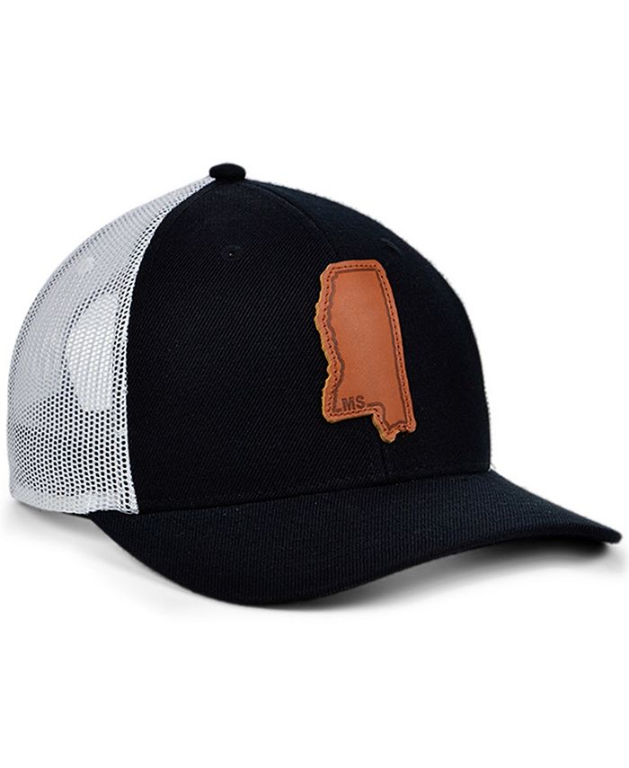 MADISON CREEK HEATHER GREY/ORANGE LEATHER PATCH TRUCKER HAT – The Avenue Boutique