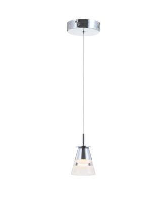 Alain 1-Light Adjustable Metal Integrated LED Pendant