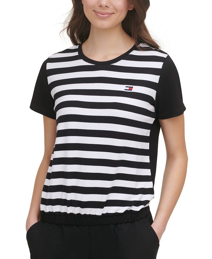 Tommy Hilfiger Women's Striped Top Macy's