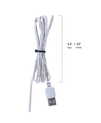 Contemporary Glam Acrylic Box USB Operated LED Neon Light