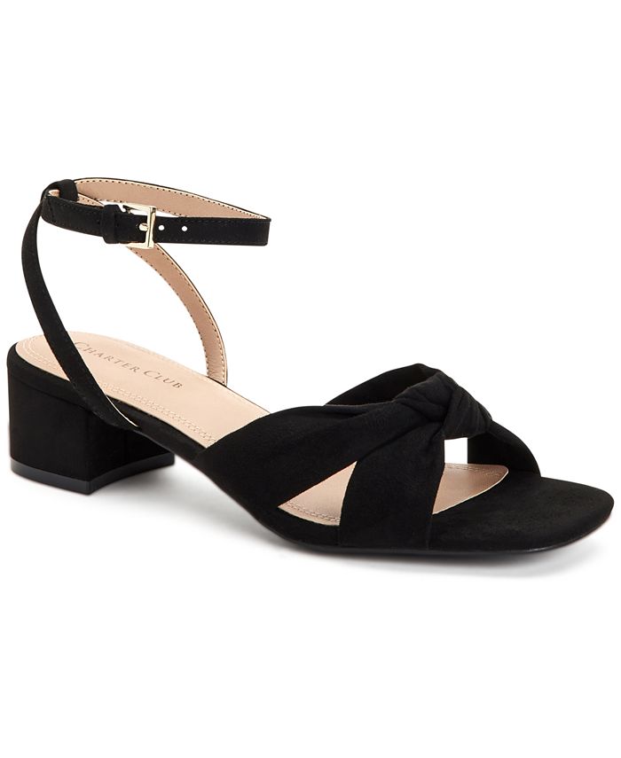 Charter Club Vickayy Knot Dress Sandals Created for Macy s Macy s