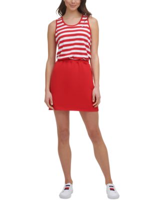 Women's Striped Colorblocked Dress