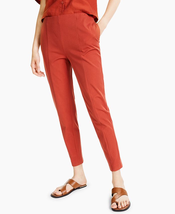Alfani Seamed Straight Pants, Created for Macy's - Macy's