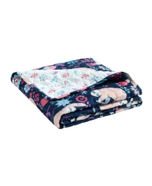 Lush Decor Hygge Sloth Throw For Kids, 60" X 50" In Navy