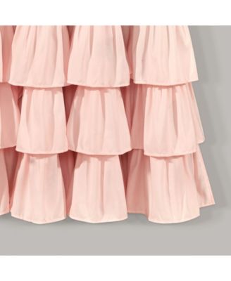 Kids Flutter Butterfly Ruffled Curtain Set, 52" x 63"