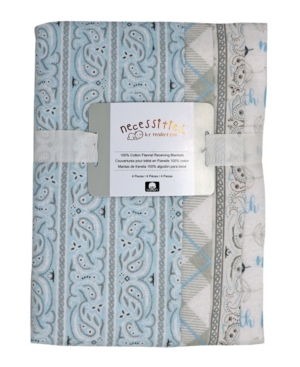 Baby Boys Paisley Receiving Blankets Pack of 4