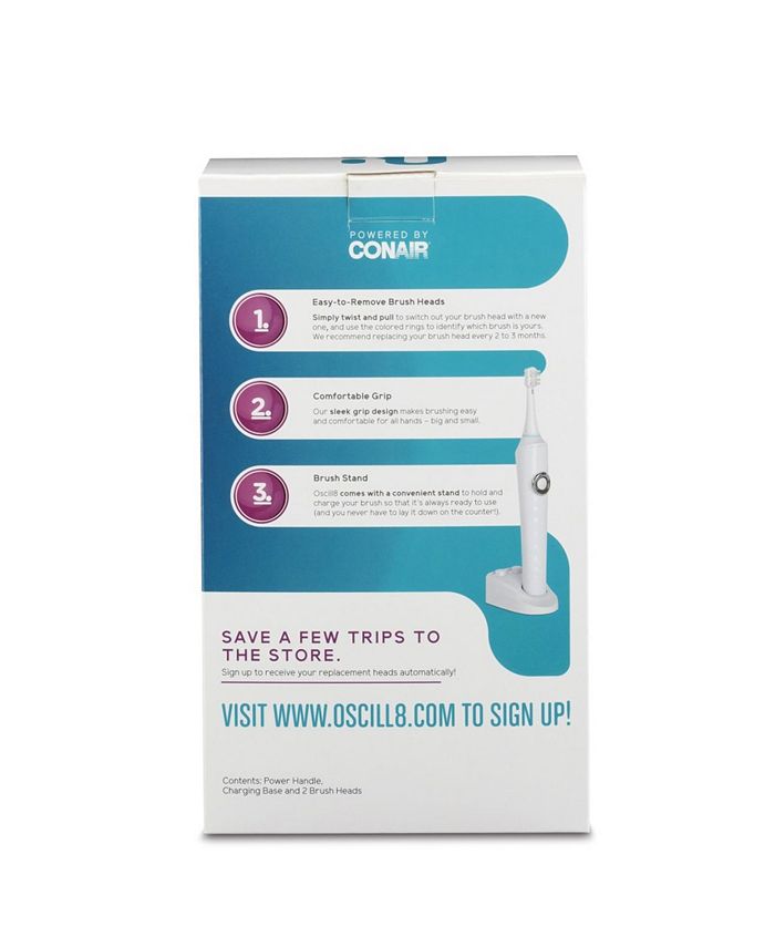 Conair Oscill8 Rechargeable Toothbrush Macy's