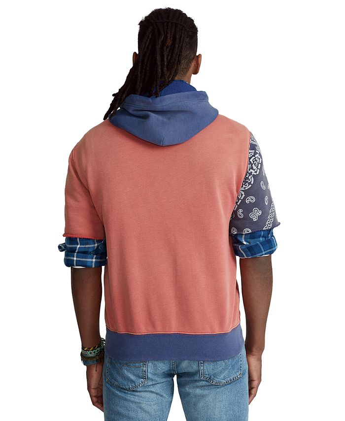 ralph lauren patchwork fleece jogger