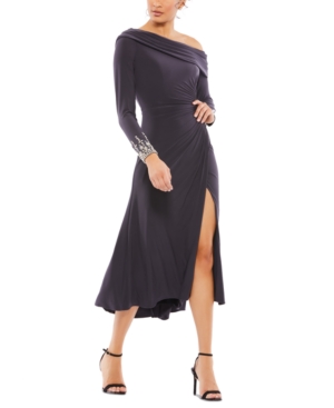 MAC DUGGAL ONE-SHOULDER DRESS
