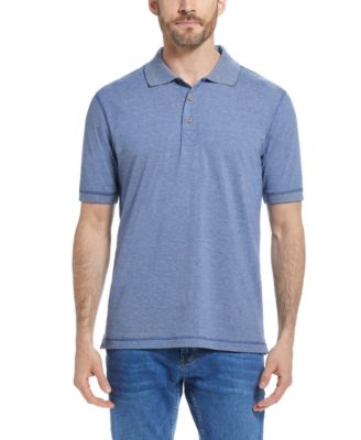 Micro Stripe Knit Polo Shirt 