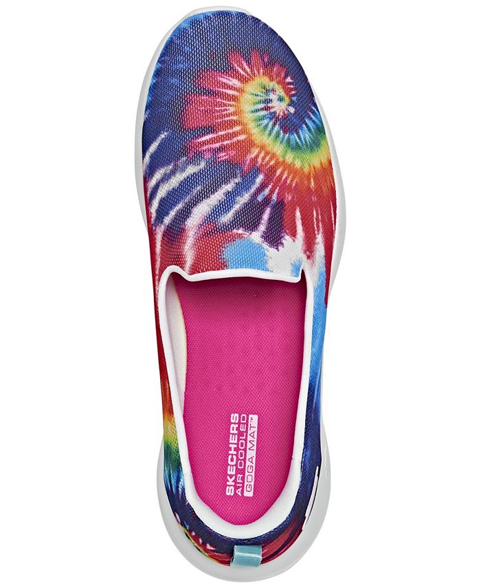 Skechers Women's Go walk 5 - Joy Tie Dye Slip-On Walking Sneakers from ...
