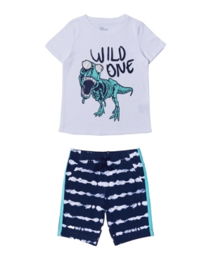 Toddler Boys Graphic T-shirt and Short Set 2 Piece