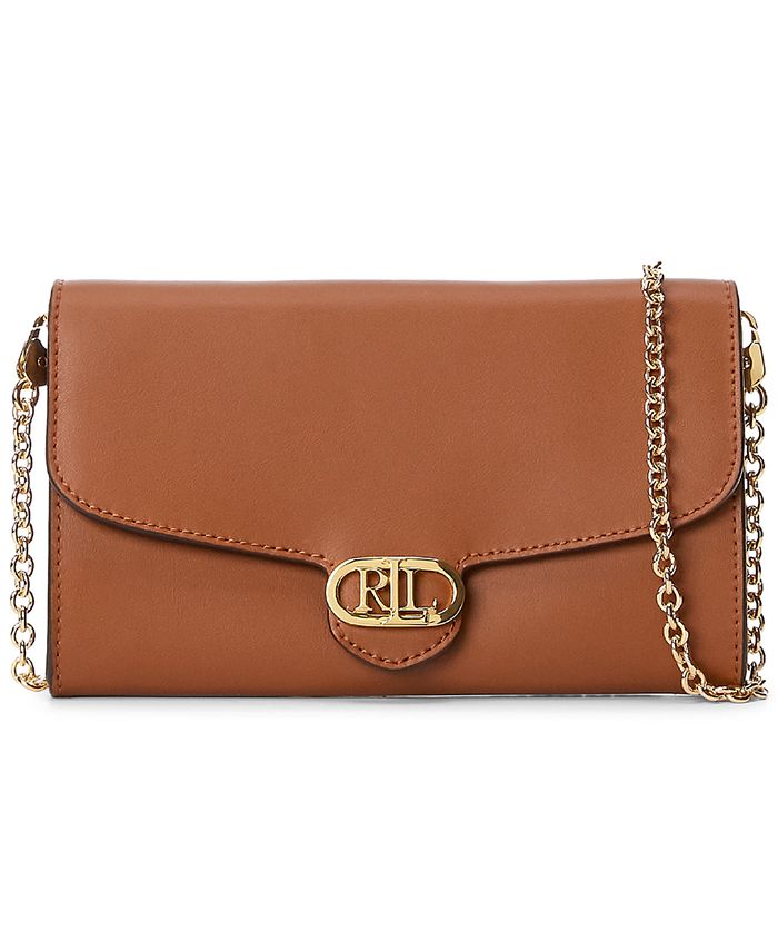 Lauren Ralph Lauren Adair Small Leather Crossbody & Reviews - Handbags &  Accessories - Macy's