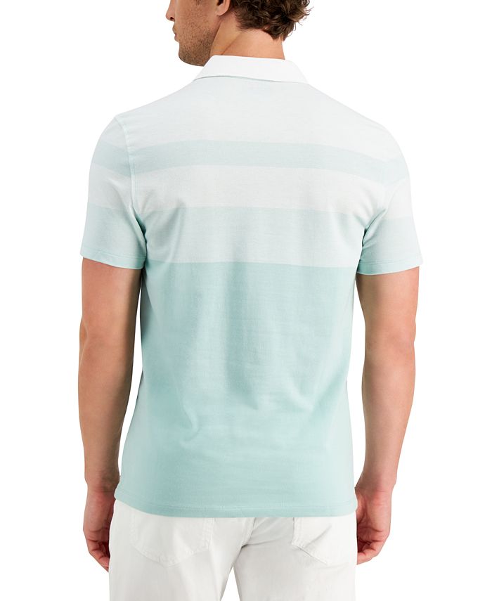 Alfani Men's Twill Striped Polo Shirt, Created for Macy's & Reviews ...
