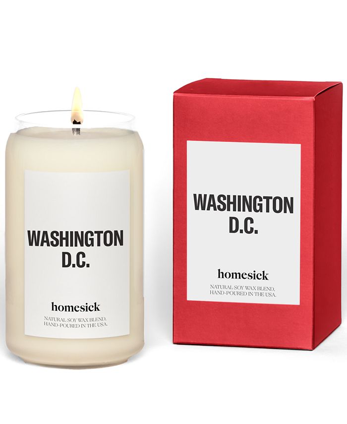 Homesick Candles Washington D.C. Candle, Cherry & Woody Scents, 13.75