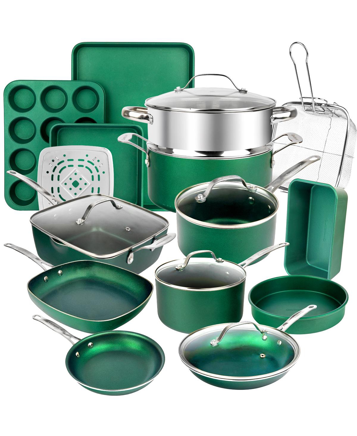 Granite Stone Diamond Titanium Diamond Infused Nonstick 20-Pc. Complete Cookware & Bakeware Set