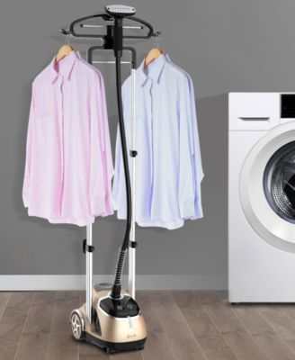 Professional Garment Steamer with Retractable Power Cord and Foot Pedal Control, GS49-DJ