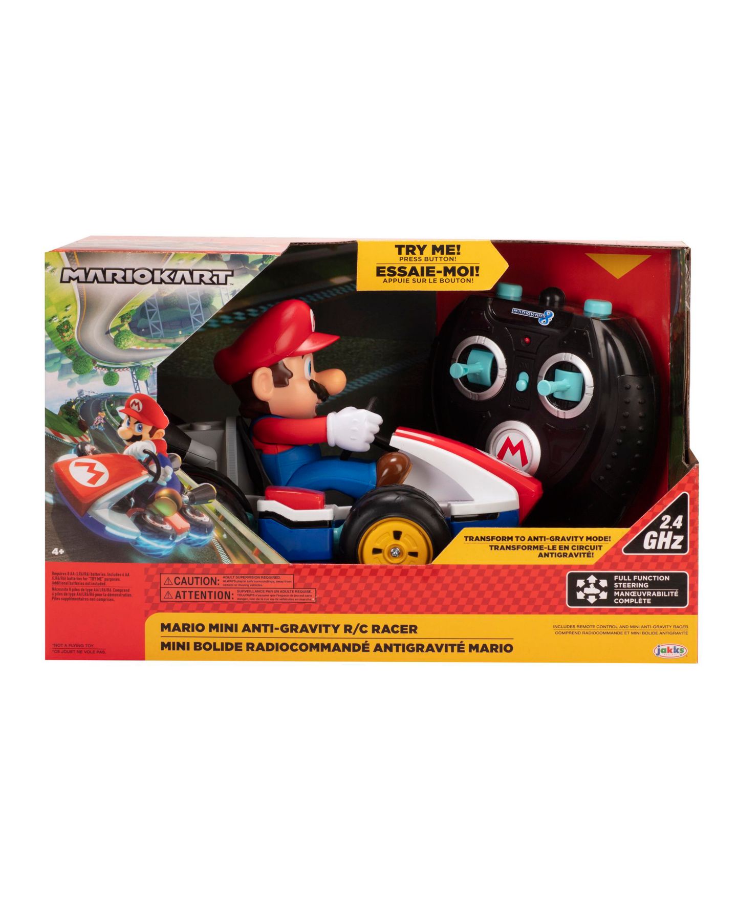 Детские фигурки SUPER MARIO Mini Mario Kart 8 Anti-Gravity Remote Control Toy Car — фото 2