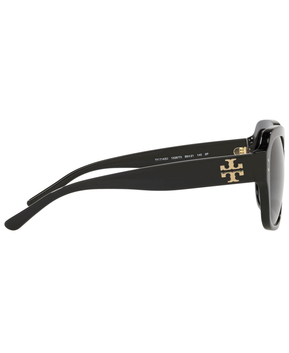 Tory Burch Women's Polarized Sunglasses, Ty7143u In Black,grey Gradient Polar