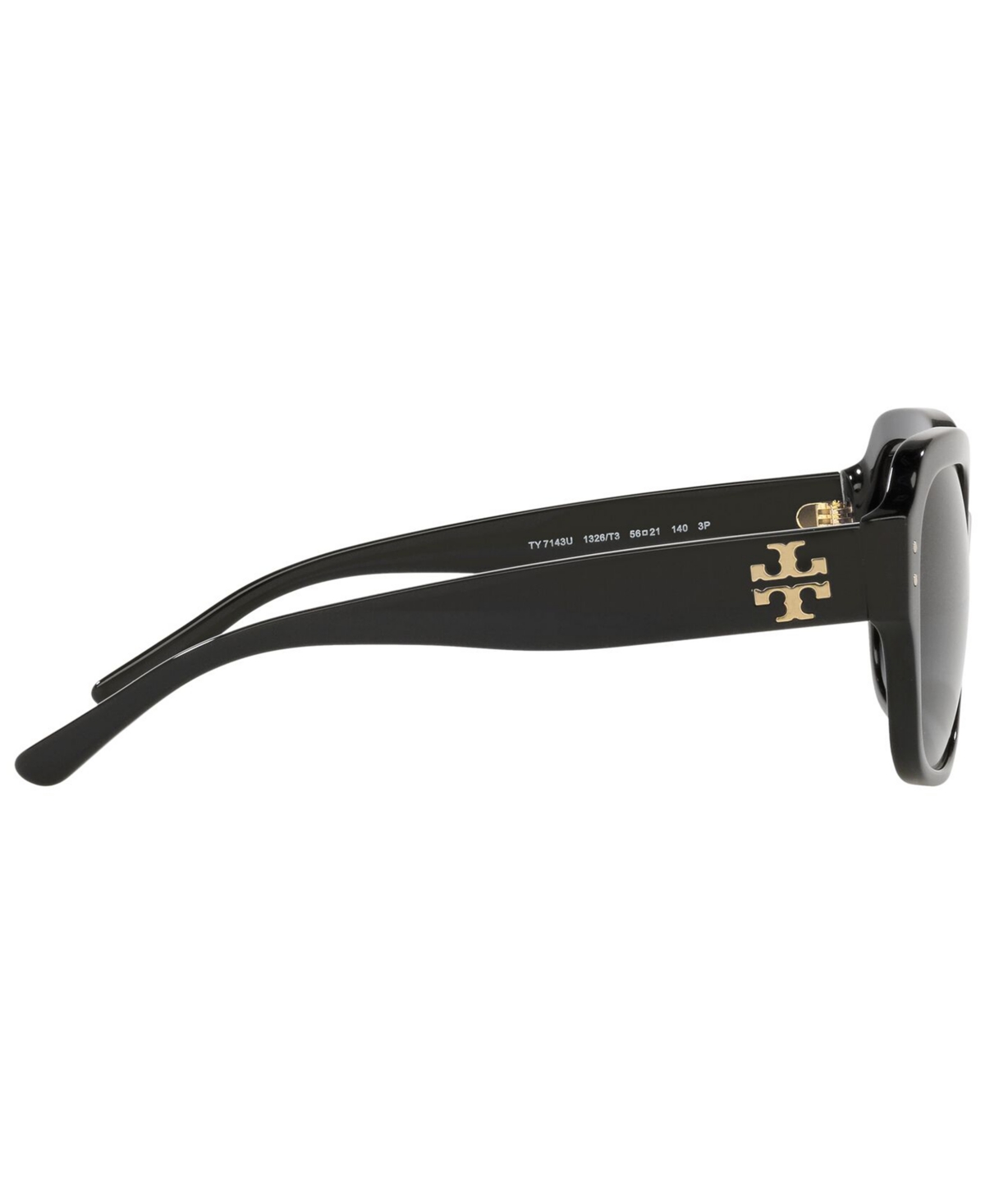 Shop Tory Burch Women's Polarized Sunglasses, Ty7143u In Black,grey Gradient Polar