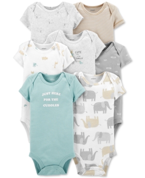Carter's Baby 7-Pk Cotton Animal-Print Bodysuits