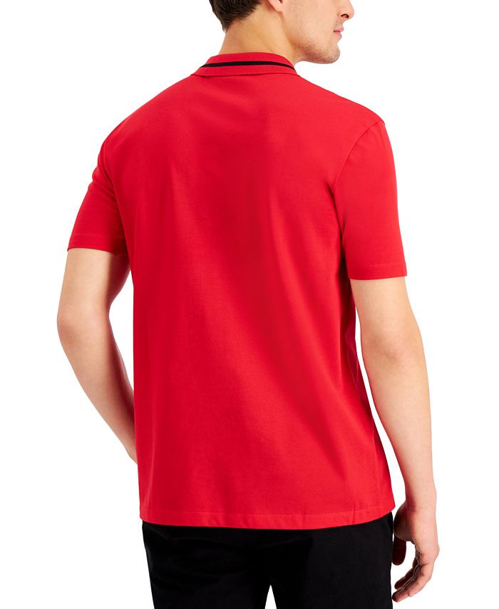 HUGO Boss Zipper Polo Shirt Macy's