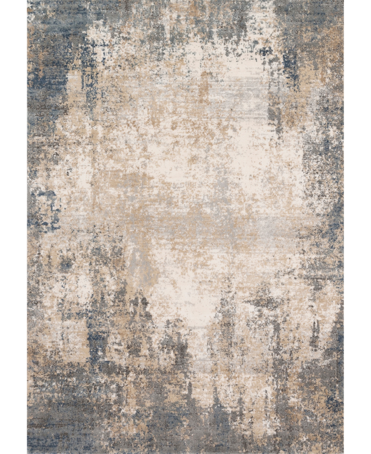 Loloi Ii Teagan Tea-08 6'7in x 9'2in Area Rug - Ivory, Mist