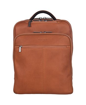 Kenneth cole black outlet leather backpack