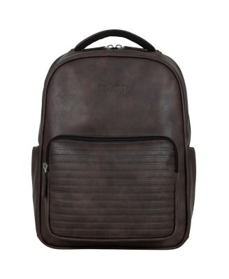 kenneth cole leather backpack