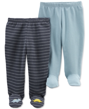 Carter's Baby Boys 2-Pack Cotton Footed Pants