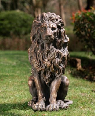 Guardian Standing Lion Statue