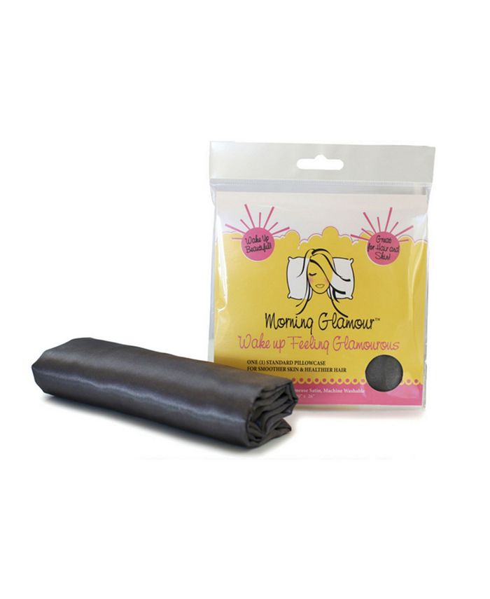 Morning Glamour Satin Solid King Pillowcase Macy's