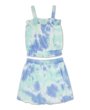 Speechless Big Girls Tie Dye Skirt 2 Piece Set