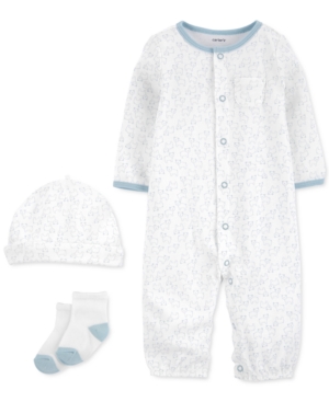 Carter's Baby Boys 3-Pc Take-Home Converter Gown Set