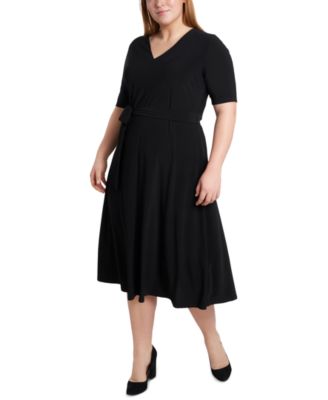 plus size black sundress