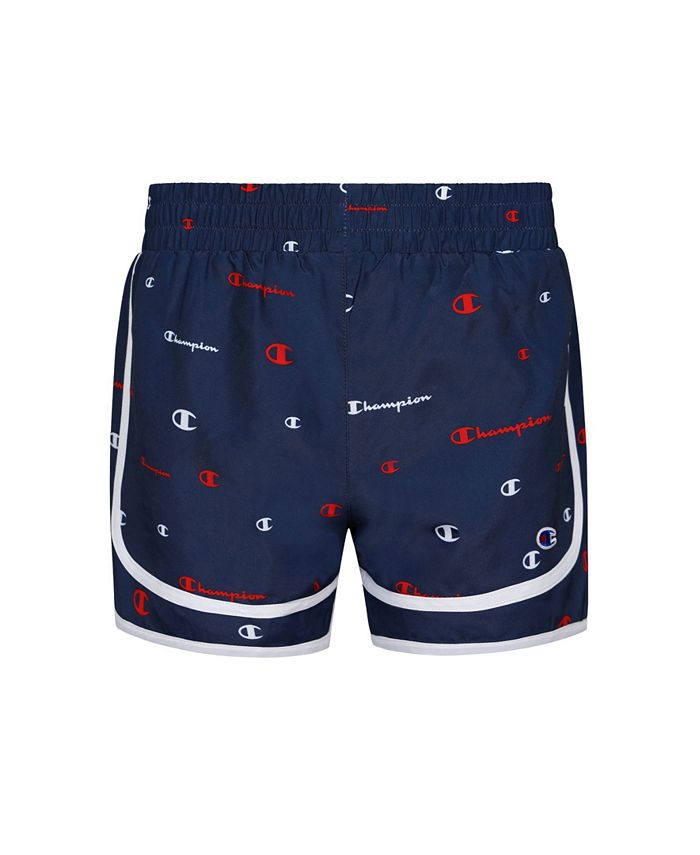 champion all over print shorts