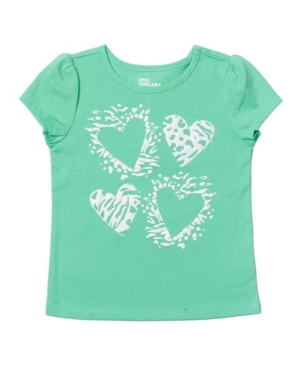 Toddler Girls Short Sleeve Graphic Tee