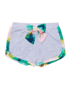 Toddler Girls Tie Dye Bow Shortie Shorts