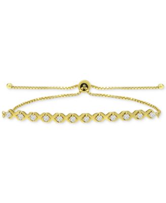 Giani Bernini - Cubic Zirconia XO Bolo Bracelet