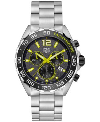TAG Heuer - Men's Swiss Chronograph Formula 1 Stainless Steel Bracelet Watch 43mm