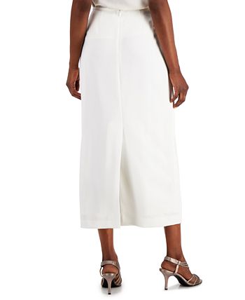 Kasper - Crepe Column Midi Skirt