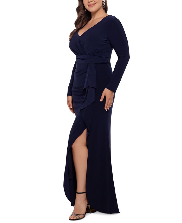 betsy and adam plus size gowns