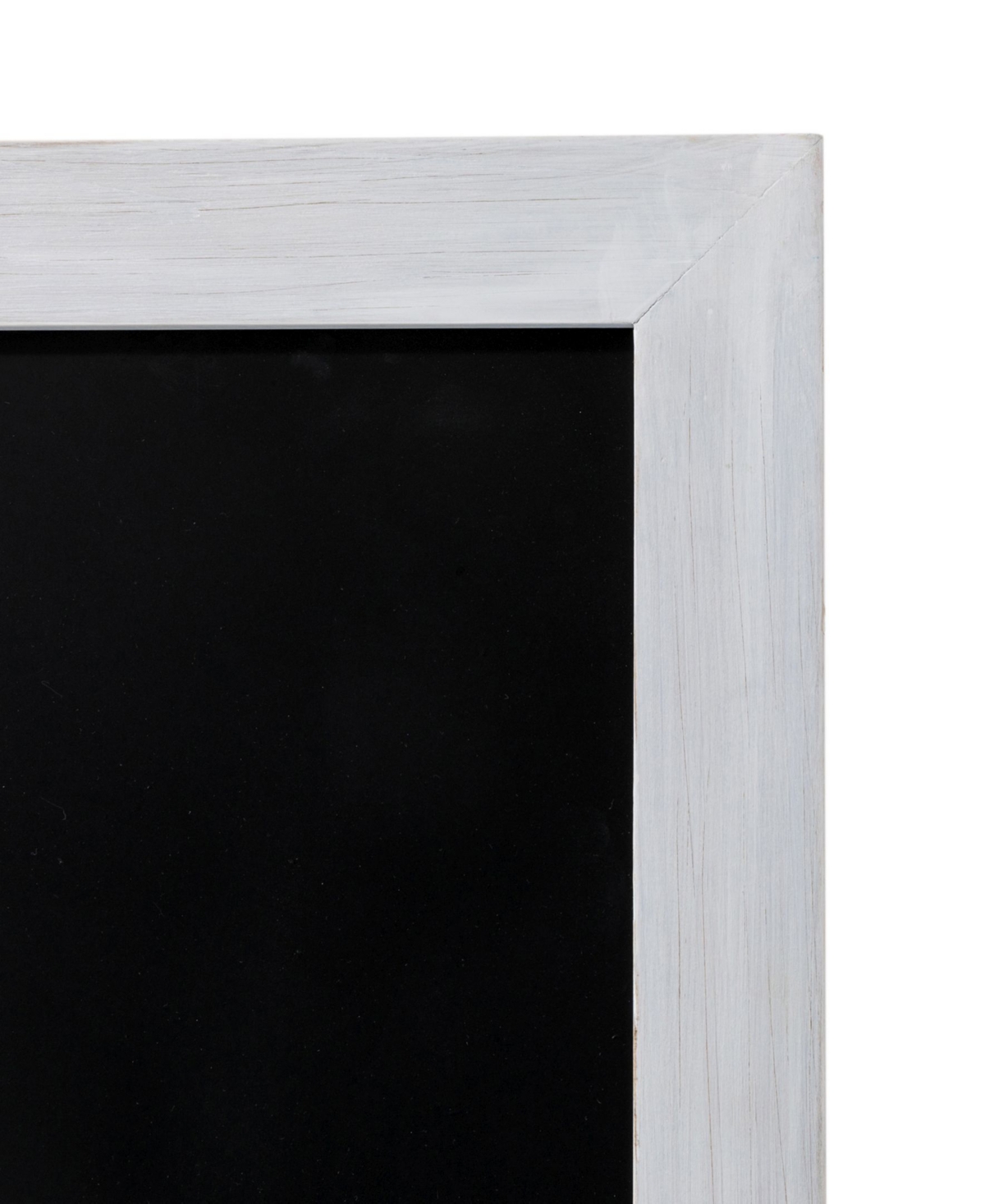 Glitzhome Farmhouse Wood Chalkboard Hanging or Standing Decor - Black