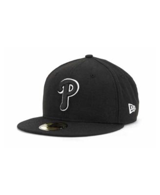 black and white phillies hat