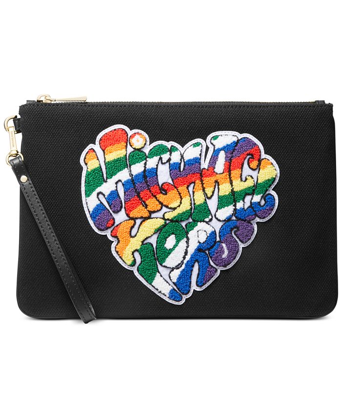 Michael Kors Pride Jet Set Large Zip Pouch Macy s