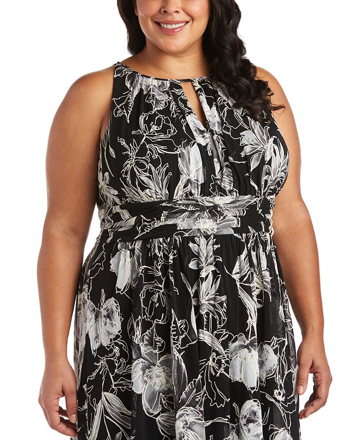 keyhole halter gown