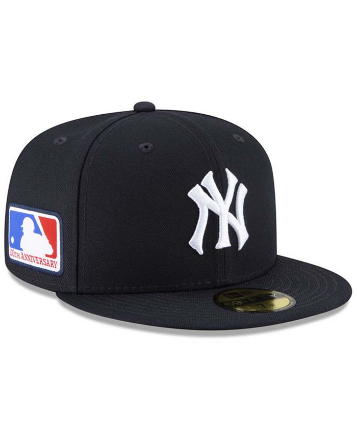 New Era New York Yankees 100th Anniversary Patch 59FIFTY Cap - Macy's