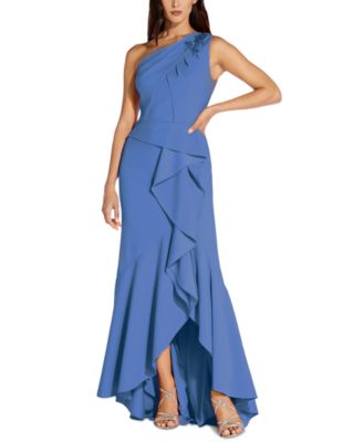 macys blue dresses