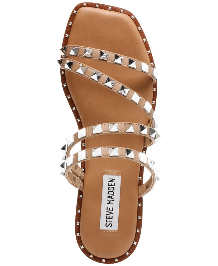 Steve Madden Women's Skylar Studded Strappy Slide Sandals & Reviews ...