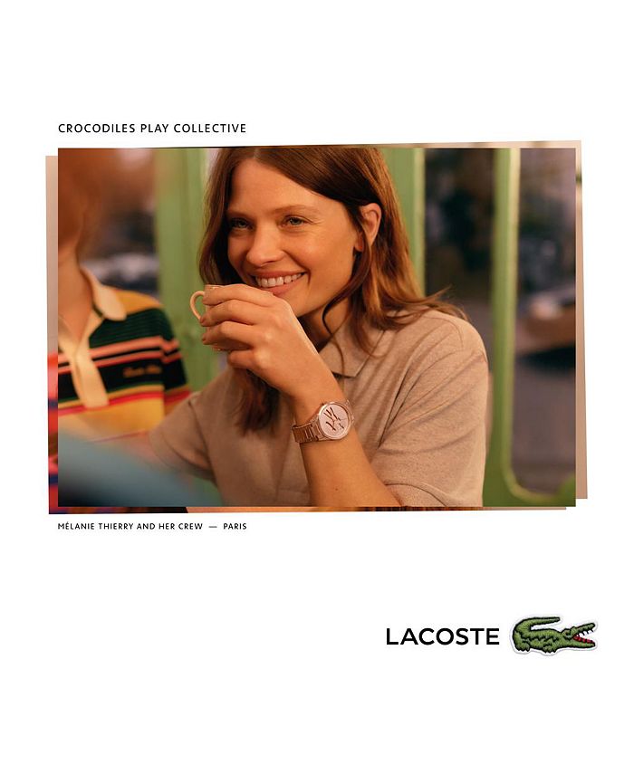 Lacoste - Women's Ladycroc Carnation Gold-Tone Bracelet Watch 36mm